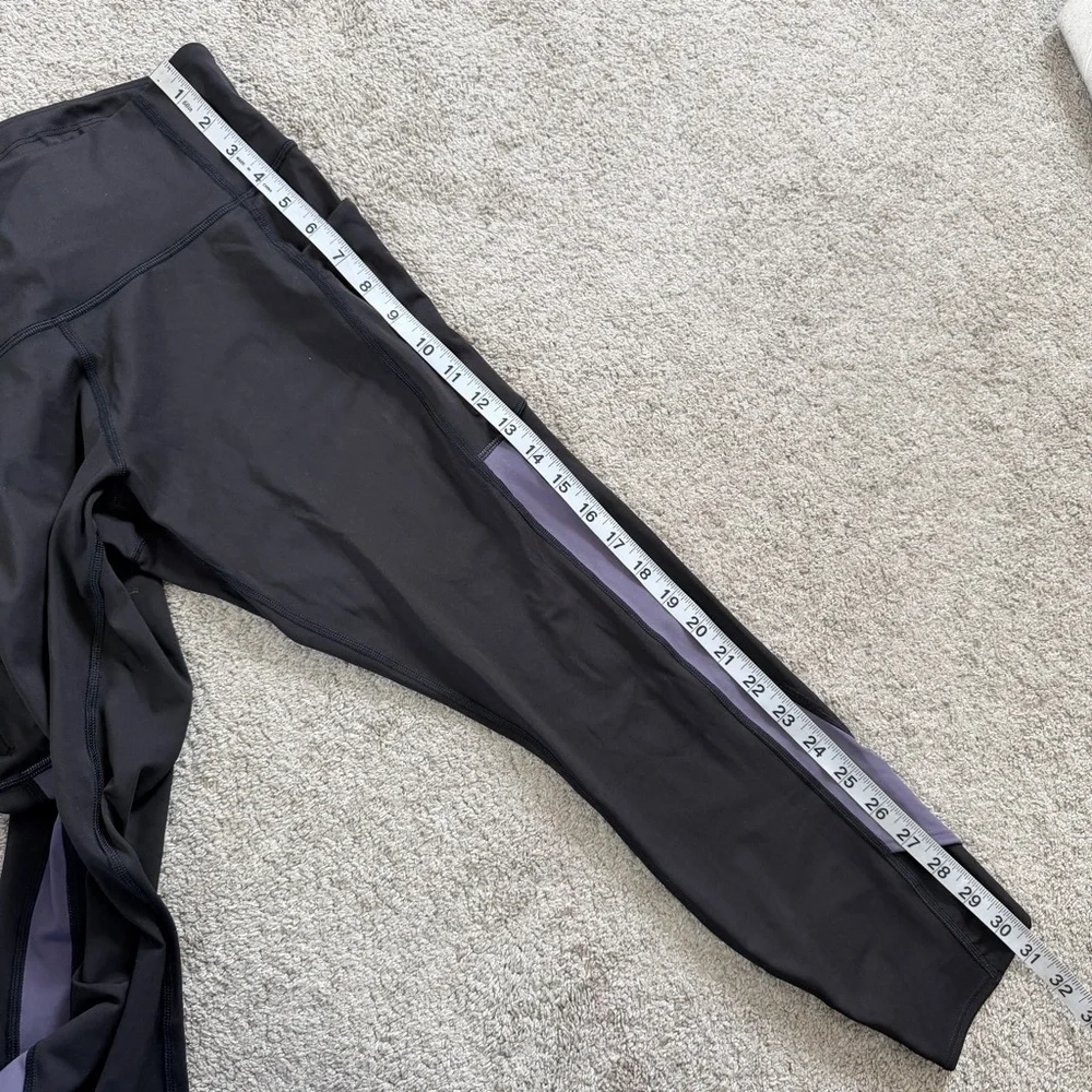 Athleta Women’s Ultimate Stash Colorblock 7/8 Craft Tight in Black L - Picture 12 of 13